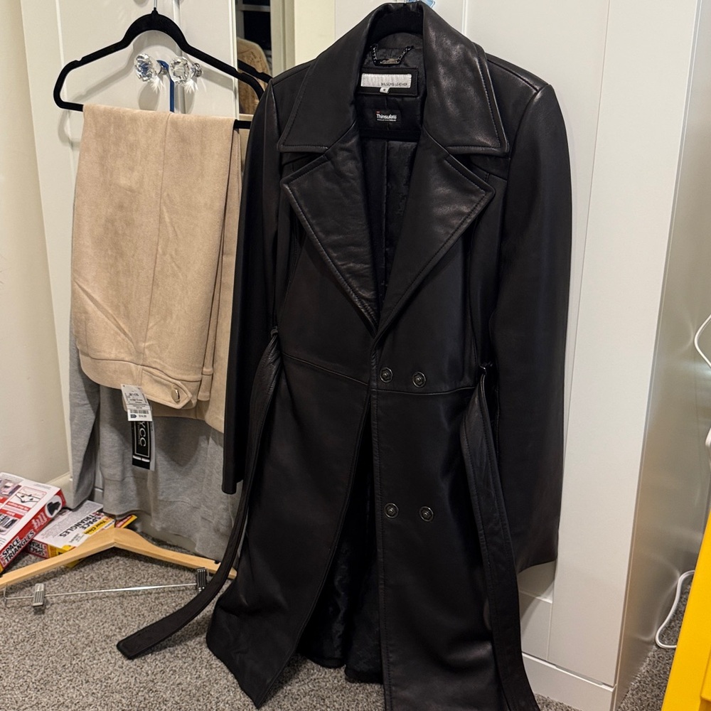 Wilsons Leather Dark Jacket with Thinsulate - Picture 7 of 7